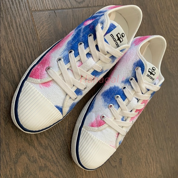 ISABEL MARANT Binkoo Ikat Canvas Sneakers - Picture 6 of 12